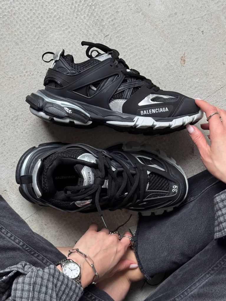 Кросівки Balenciaga Track Black Silver