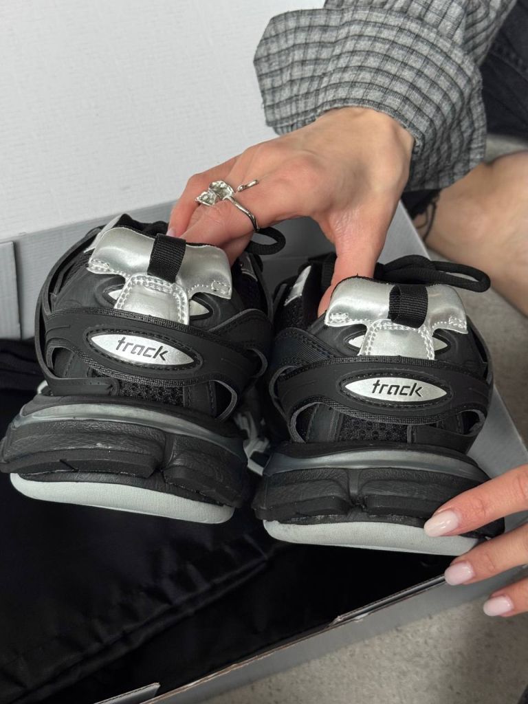 Кросівки Balenciaga Track Black Silver