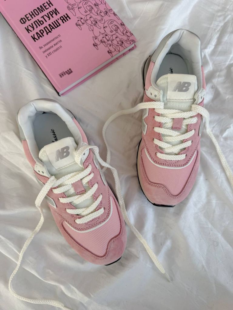 Кросівки рожеві New Balance 574 Pink