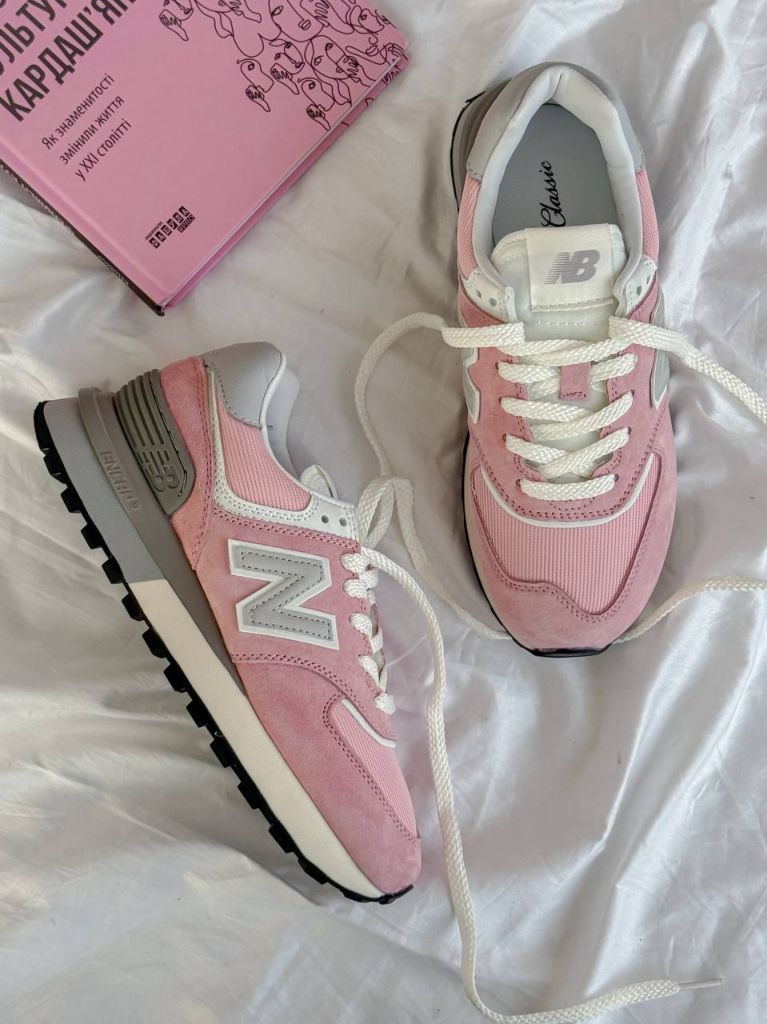 Кросівки рожеві New Balance 574 Pink