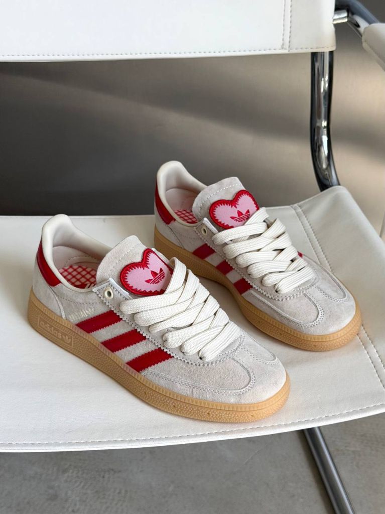 Кросівки Adidas Spezial Cream Scarlet  Valentine's Day
