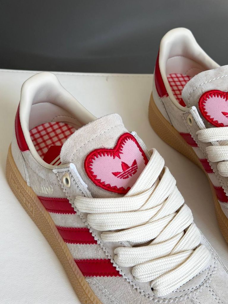 Кросівки Adidas Spezial Cream Scarlet  Valentine's Day