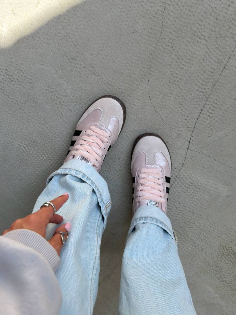 Кросівки Adidas Samba OG Sandy Pink Core Black