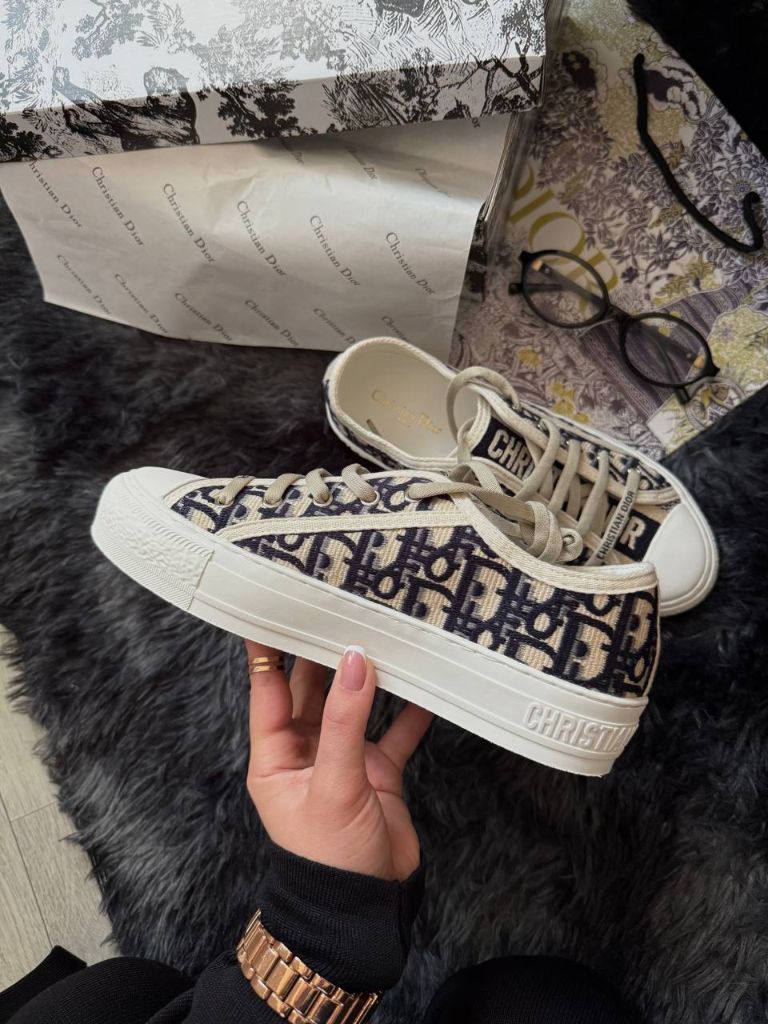 Кеди Dior B23 White Grey Premium