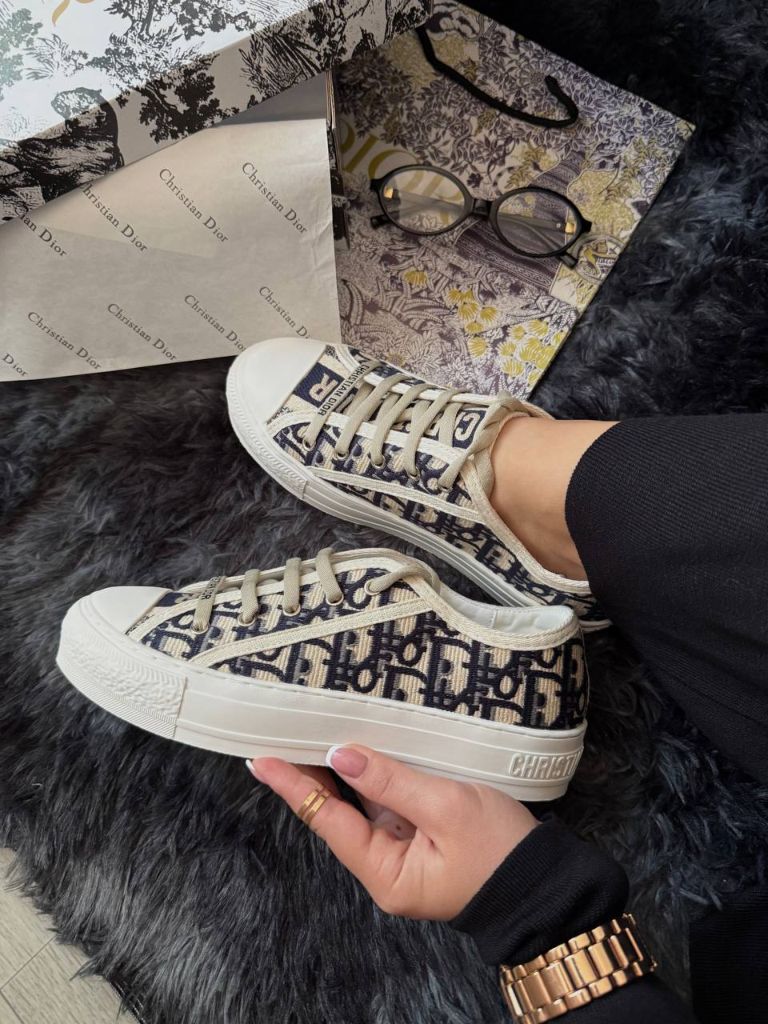 Кеди Dior B23 White Grey Premium
