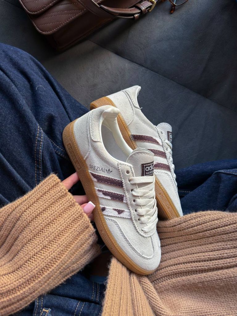 Кеди бежеві Adidas Spezial Cow Print
