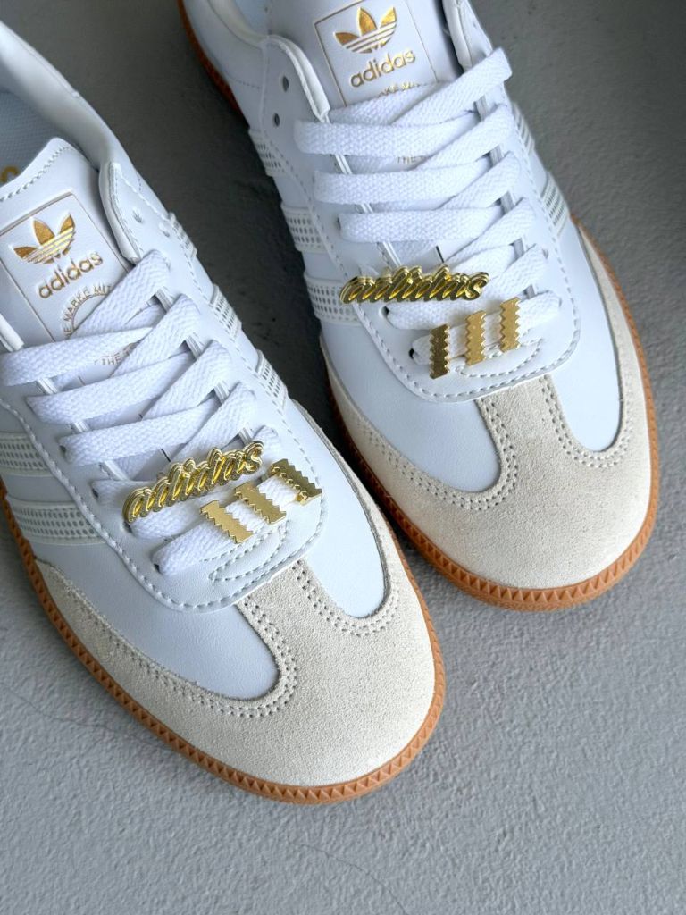 Кеди білі Adidas Samba OG White Silver
