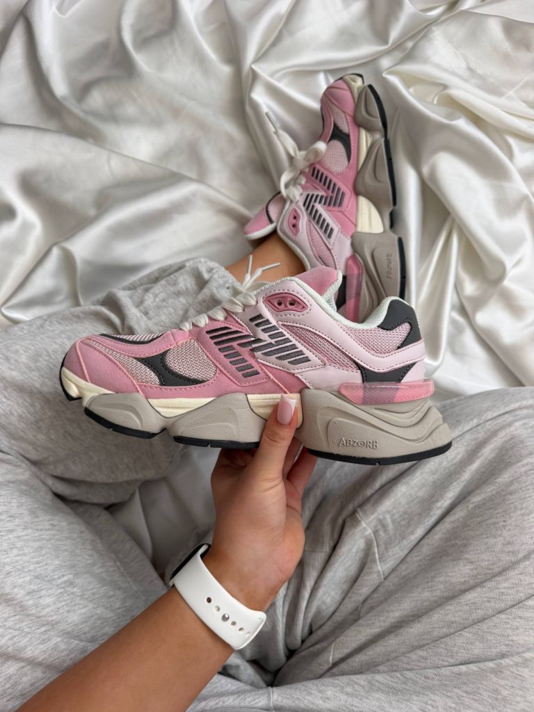 Кросівки сіро-рожеві New Balance 9060 Pink Grey