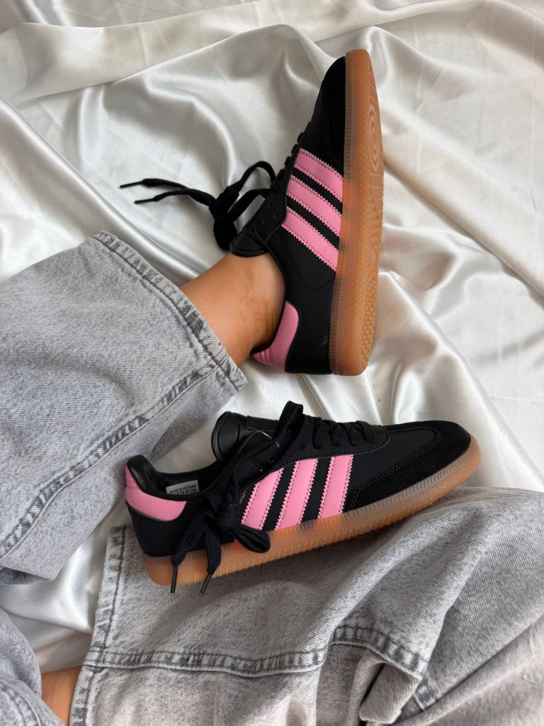 Кеди Adidas Samba Messi Black Pink