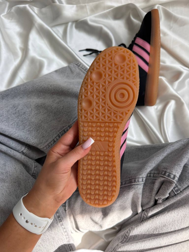 Кеди Adidas Samba Messi Black Pink