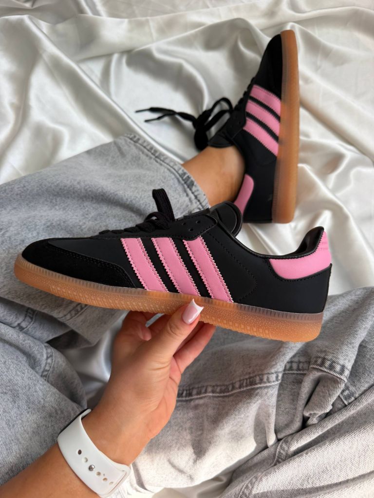 Кеди Adidas Samba Messi Black Pink