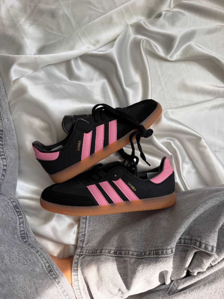 Кеди Adidas Samba Messi Black Pink