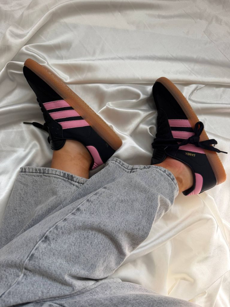 Кеди Adidas Samba Messi Black Pink
