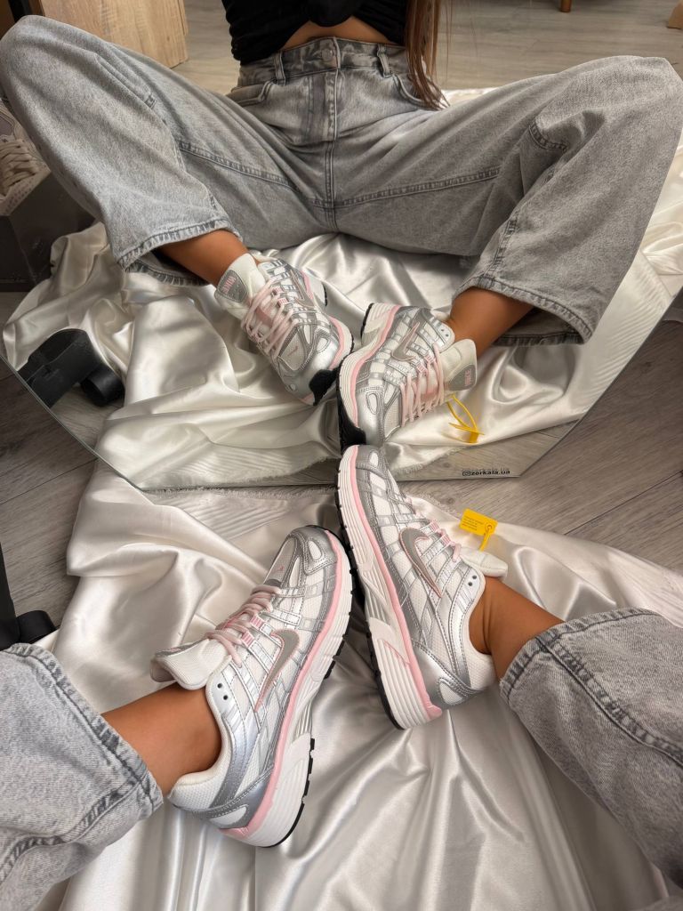 Кросівки Nike P-6000 White Elemental Pink CorDura 