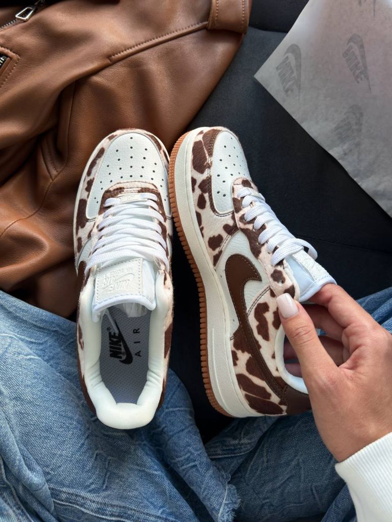 Кросівки Nike Air Force 1 Cow Print Field