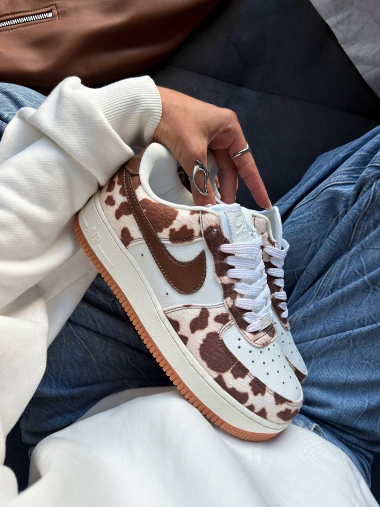 Кросівки Nike Air Force 1 Cow Print Field