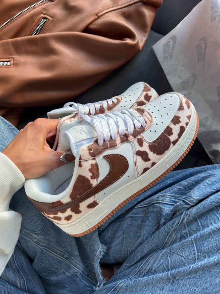 Кросівки Nike Air Force 1 Cow Print Field