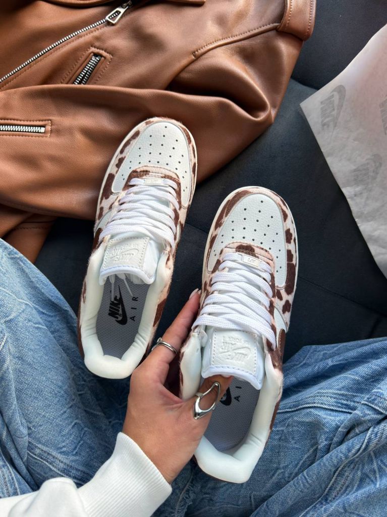 Кросівки Nike Air Force 1 Cow Print Field