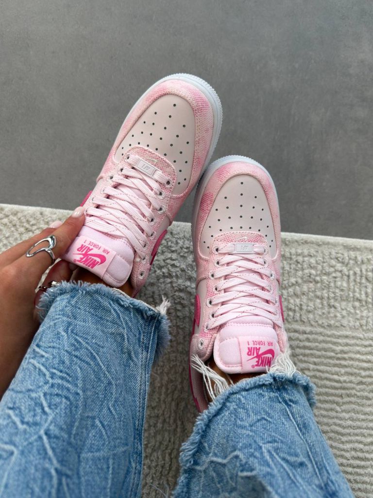 Кросівки Nike Air Force 1 Low Pink Denim