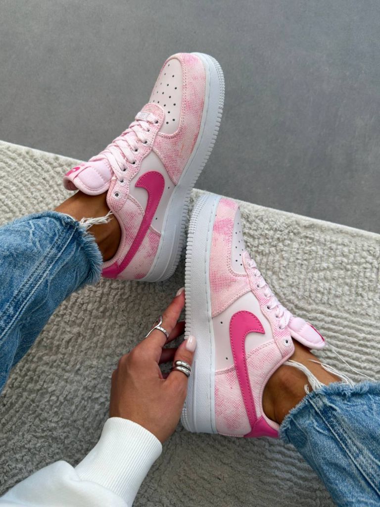 Кросівки Nike Air Force 1 Low Pink Denim