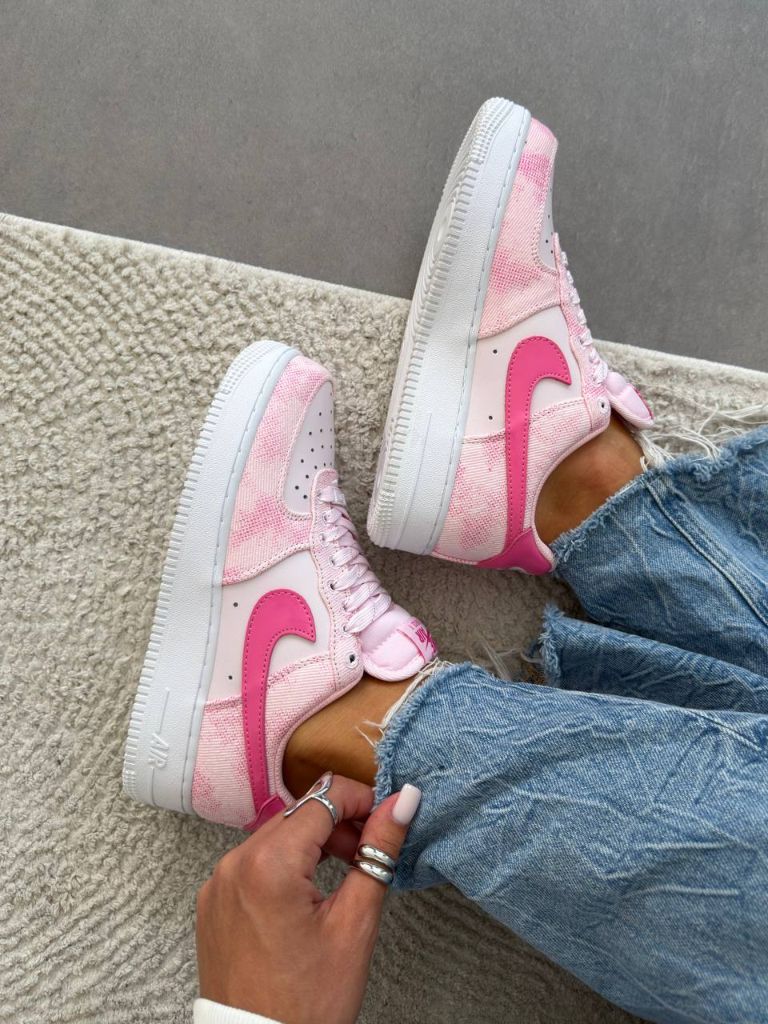 Кросівки Nike Air Force 1 Low Pink Denim