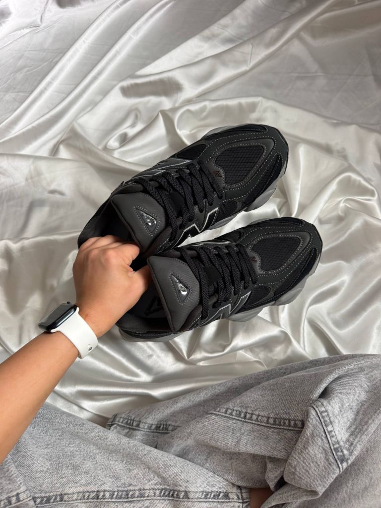 Кросівки вологостійкі New Balance 9060 Black CorDura
