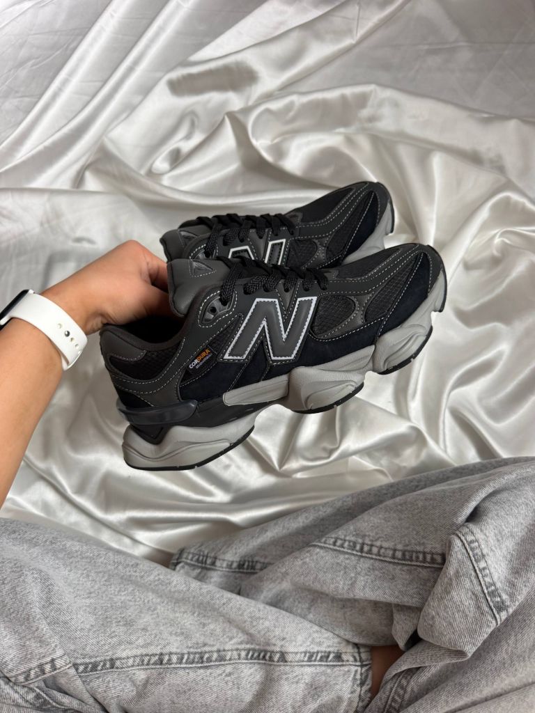 Кросівки вологостійкі New Balance 9060 Black CorDura