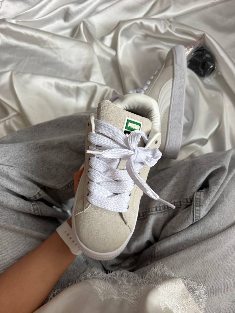 Кеди бежеві Puma Suede XL Grey White