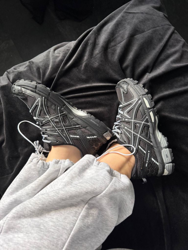 Кросівки Asics Gel-Kahana 8 Gore-Tex Black White Stripes