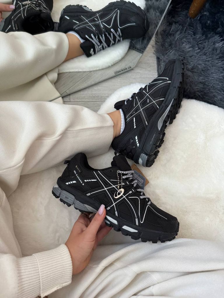 Кросівки Asics Gel-Kahana 8 Gore-Tex Black White Stripes