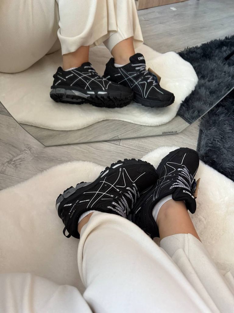 Кросівки Asics Gel-Kahana 8 Gore-Tex Black White Stripes