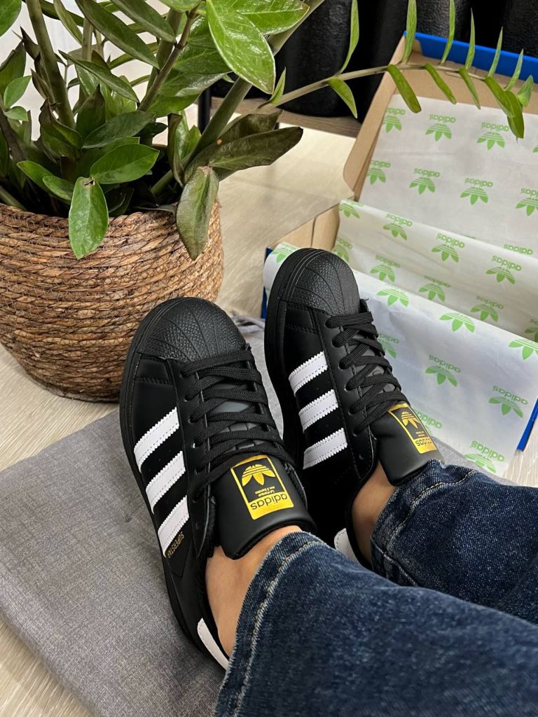 Кеди Adidas Superstar Black White