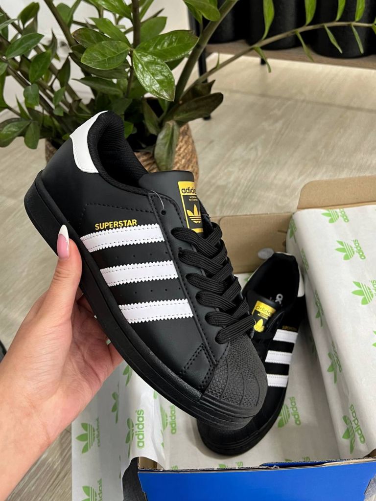 Кеди Adidas Superstar Black White