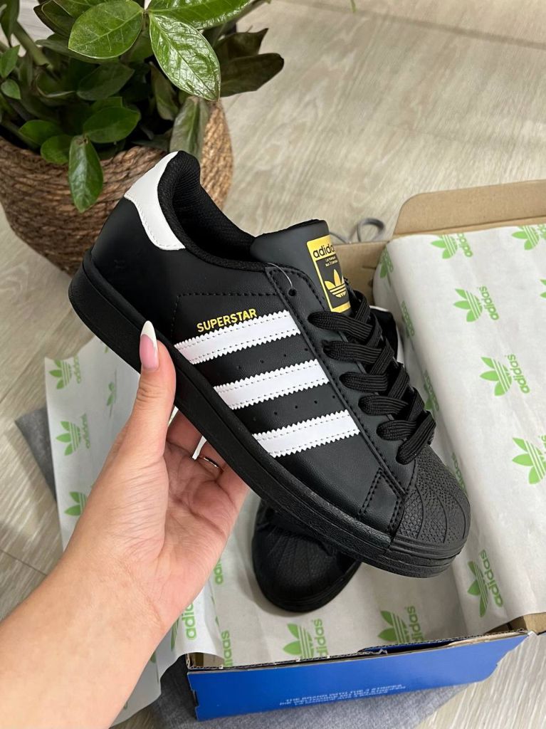 Кеди Adidas Superstar Black White