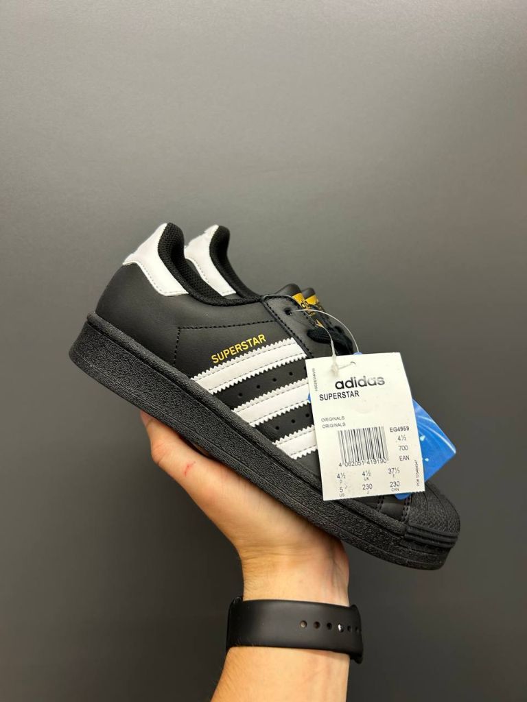 Кеди Adidas Superstar Black White