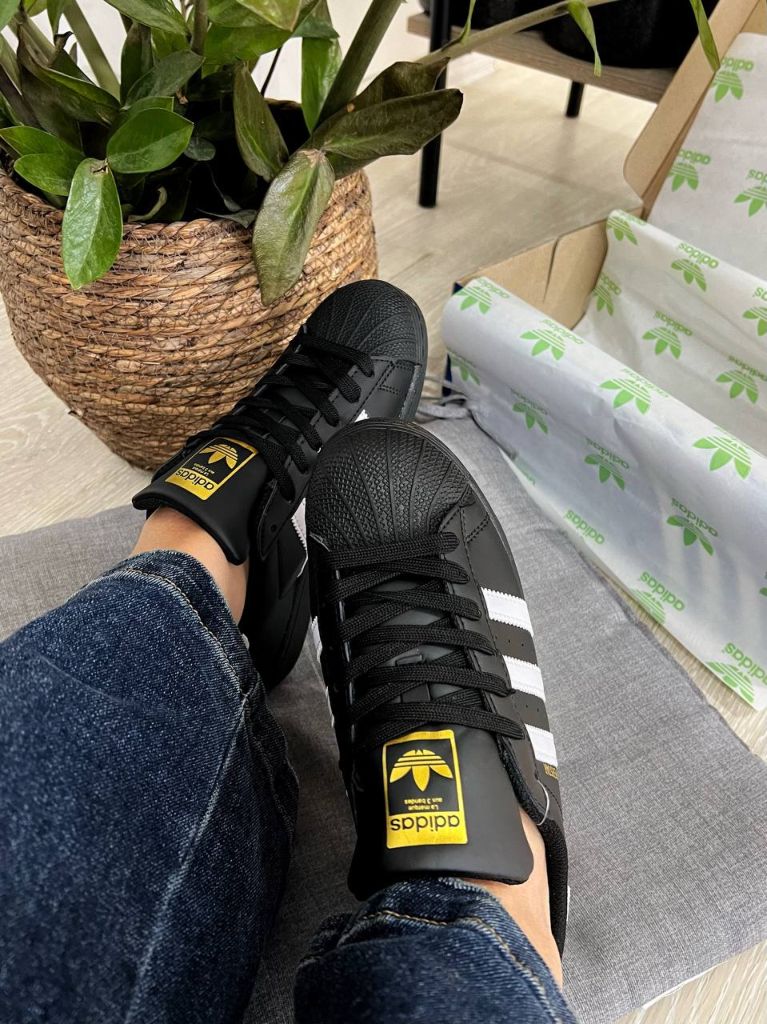Кеди Adidas Superstar Black White
