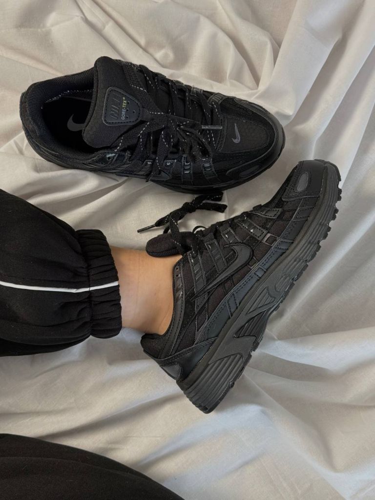 Кросівки чорні термо Nike P-6000 Gore-Tex Black