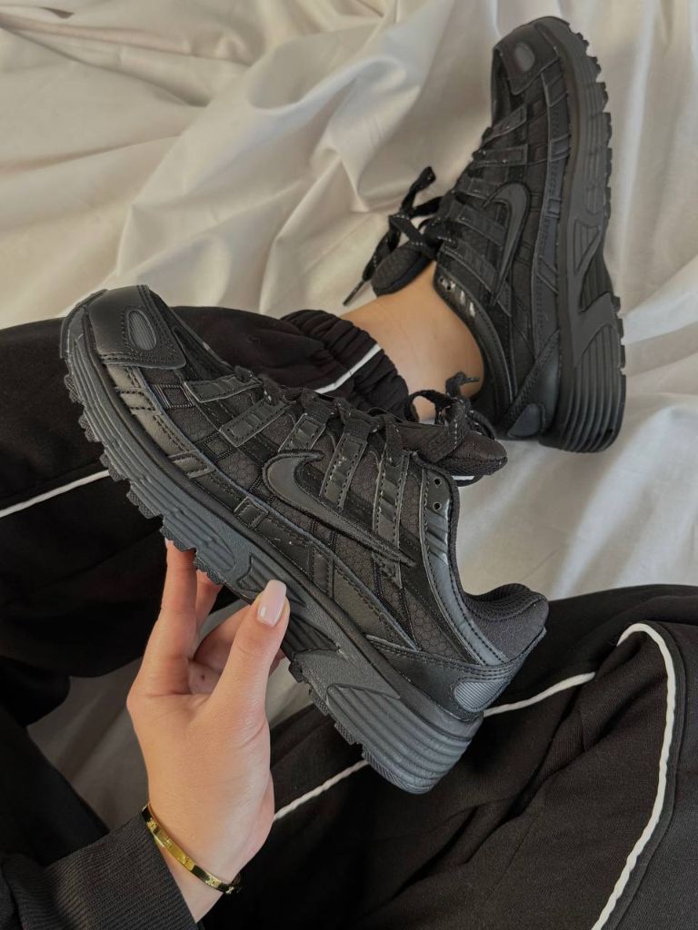 Кросівки чорні термо Nike P-6000 Gore-Tex Black