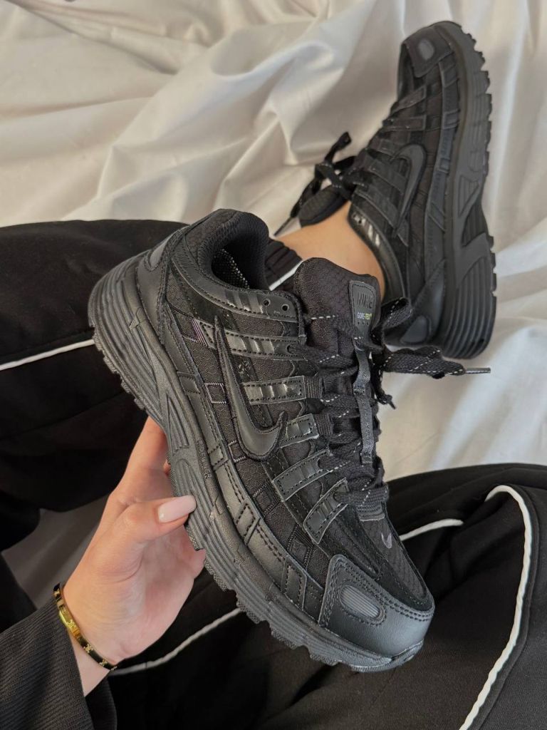Кросівки чорні термо Nike P-6000 Gore-Tex Black