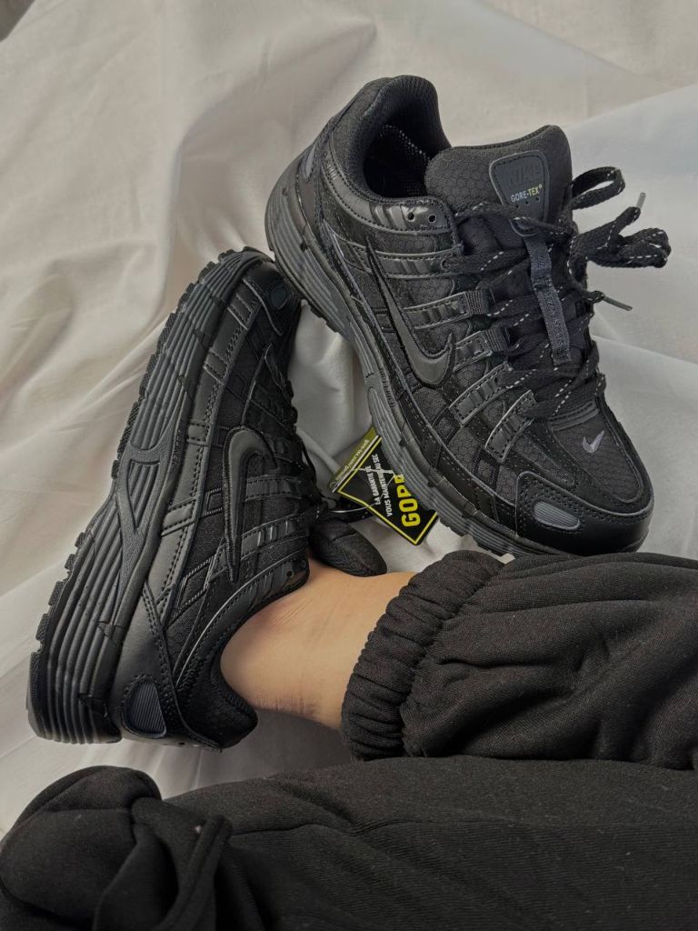 Кросівки чорні термо Nike P-6000 Gore-Tex Black