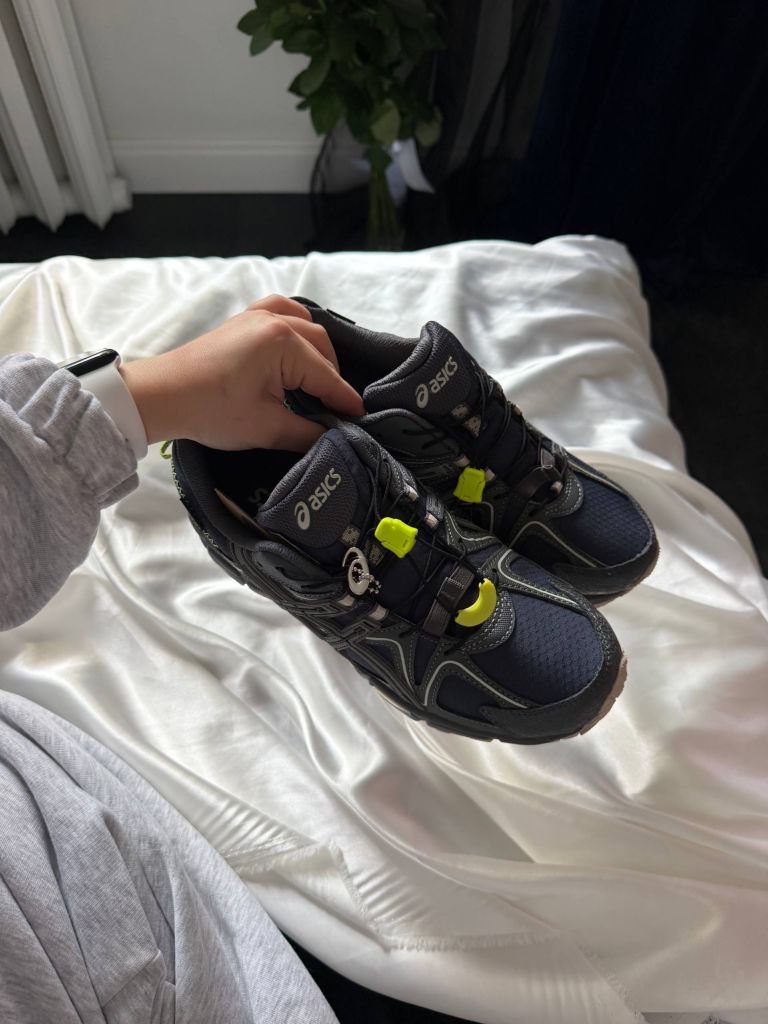 Кросівки термо Asics Gel Kahana 8 Grey Black Green Gore-Tex