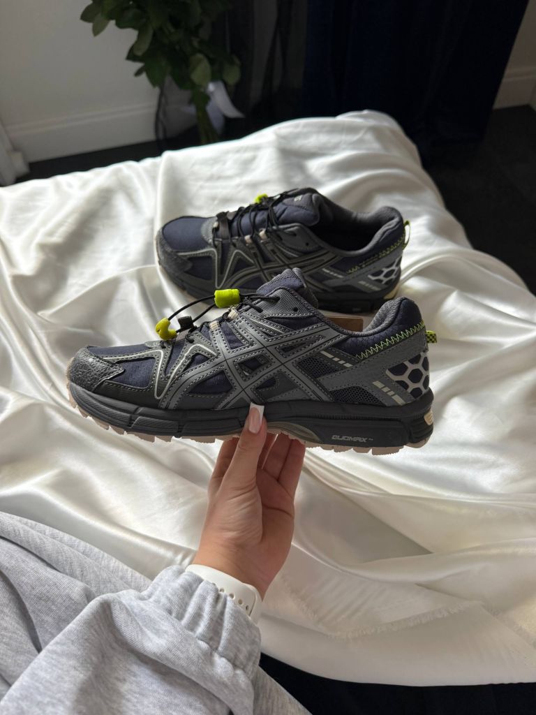 Кросівки термо Asics Gel Kahana 8 Grey Black Green Gore-Tex