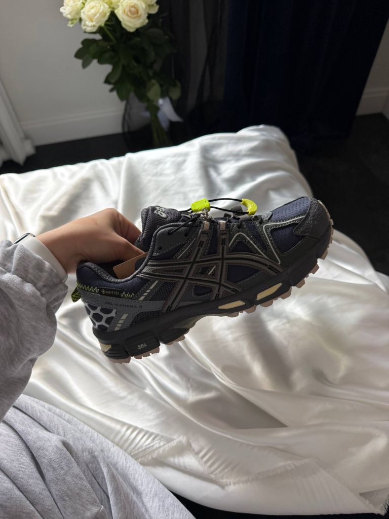 Кросівки термо Asics Gel Kahana 8 Grey Black Green Gore-Tex