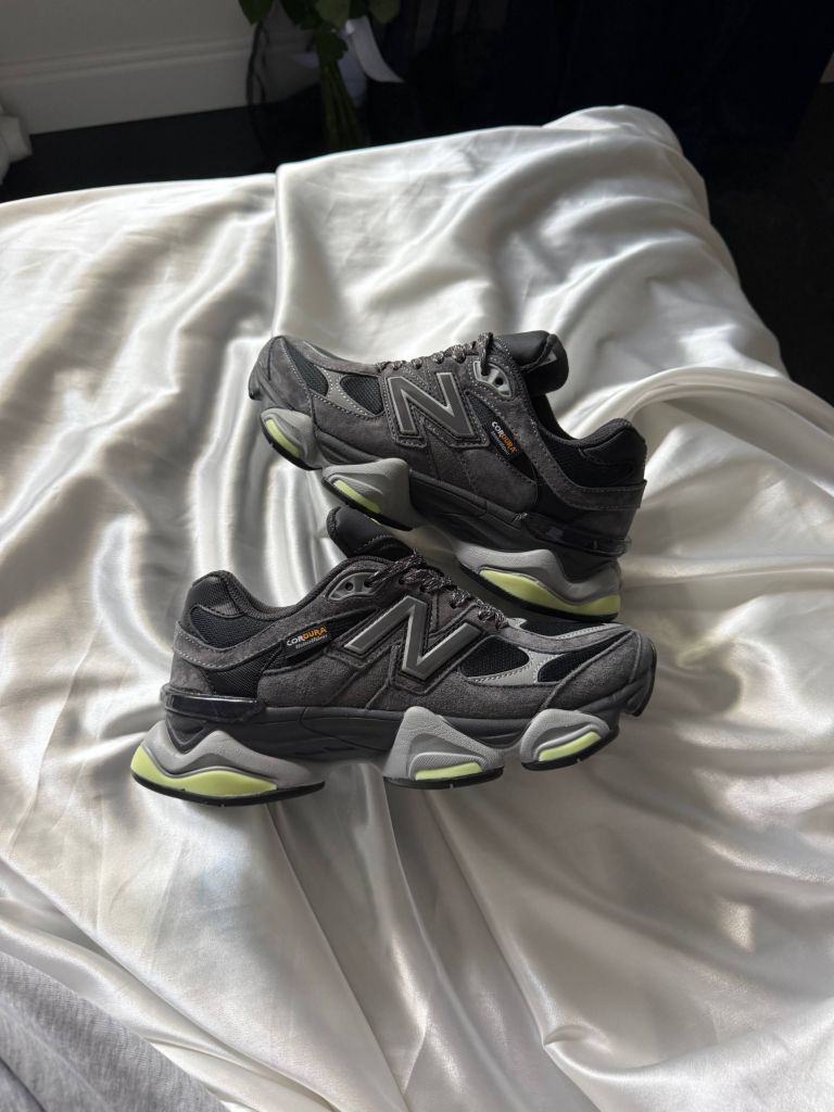 Кросівки вологостійкі New Balance 9060 Grey Green CorDura