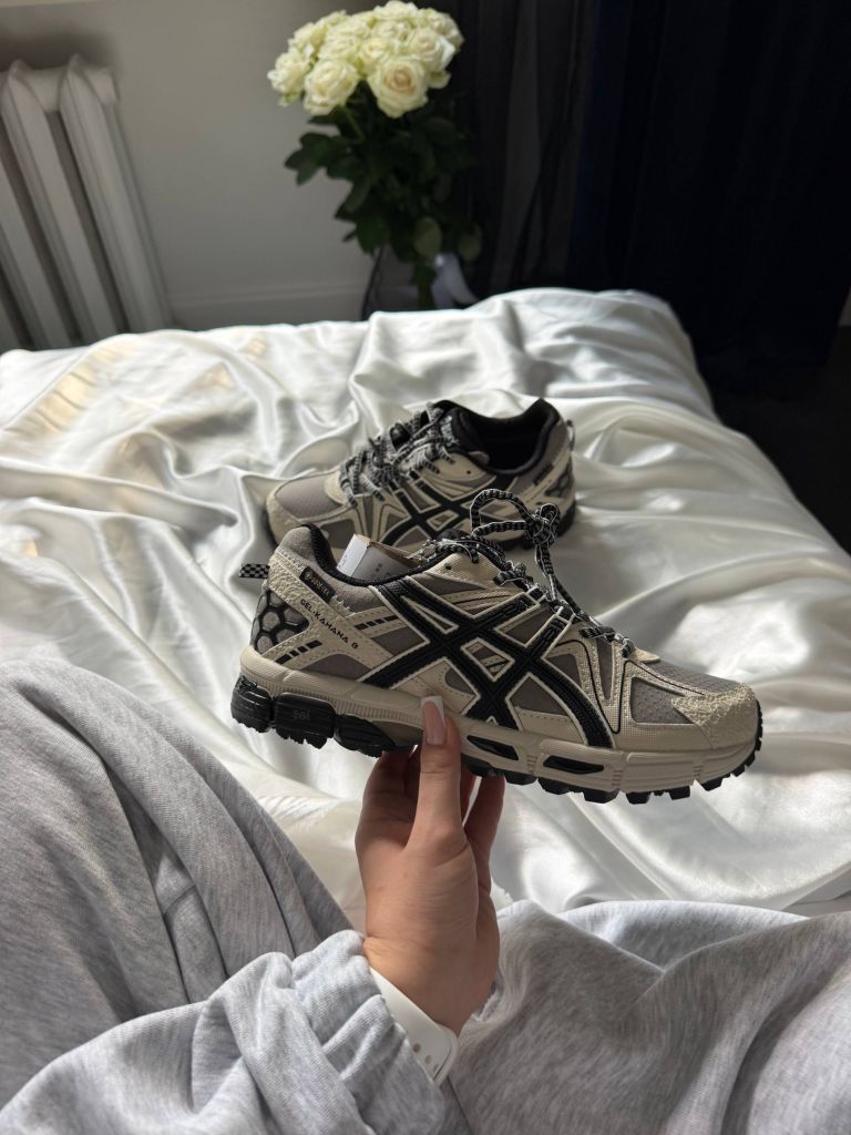 Кросівки термо Asics Gel Kahana 8 Beige Black Gore-Tex