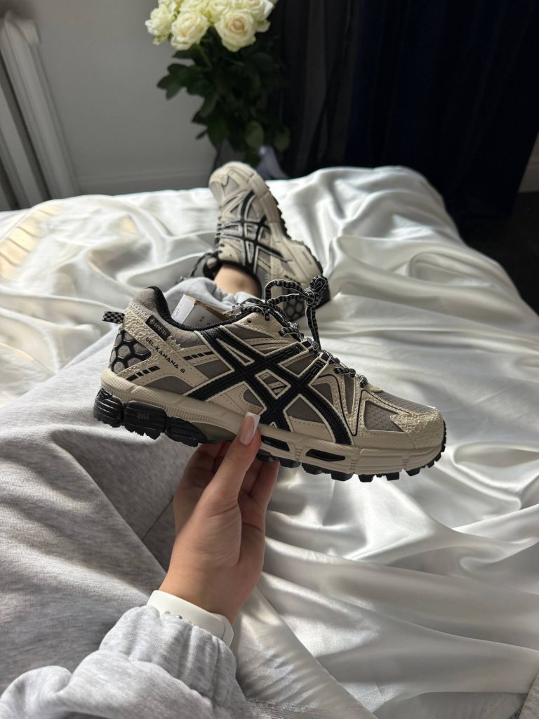 Кросівки термо Asics Gel Kahana 8 Beige Black Gore-Tex