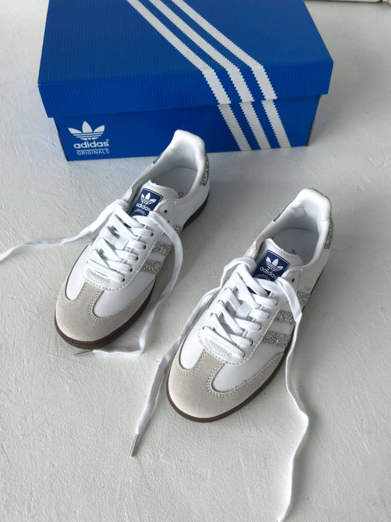 Кеди Adidas Samba Glitter Silver