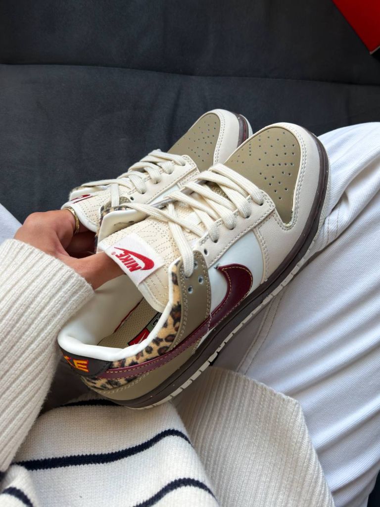Кросівки Nike Dunk Low Khaki Leopard