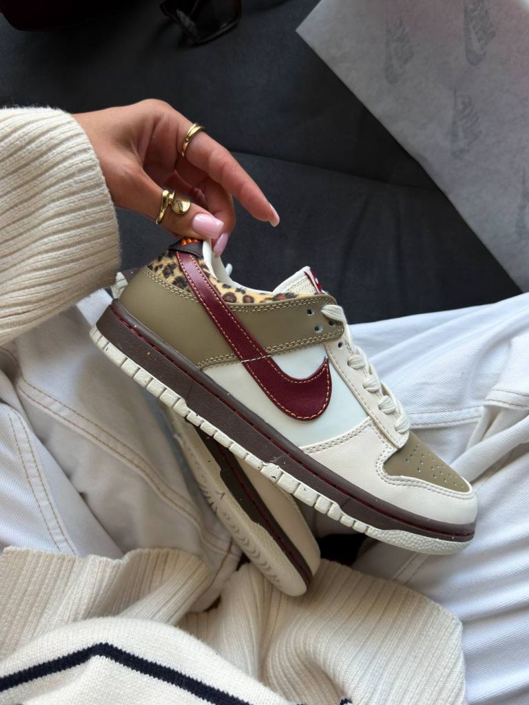 Кросівки Nike Dunk Low Khaki Leopard