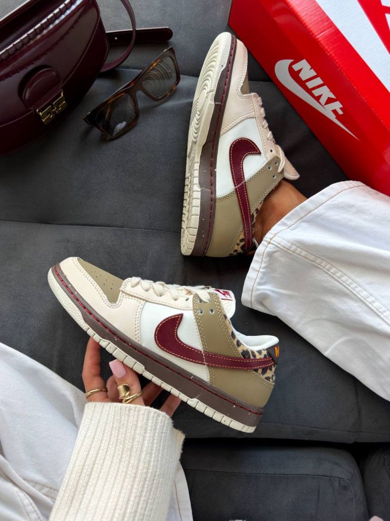 Кросівки Nike Dunk Low Khaki Leopard